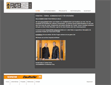 Tablet Screenshot of fensterhaus.at