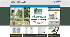 Desktop Screenshot of fensterhaus.hu